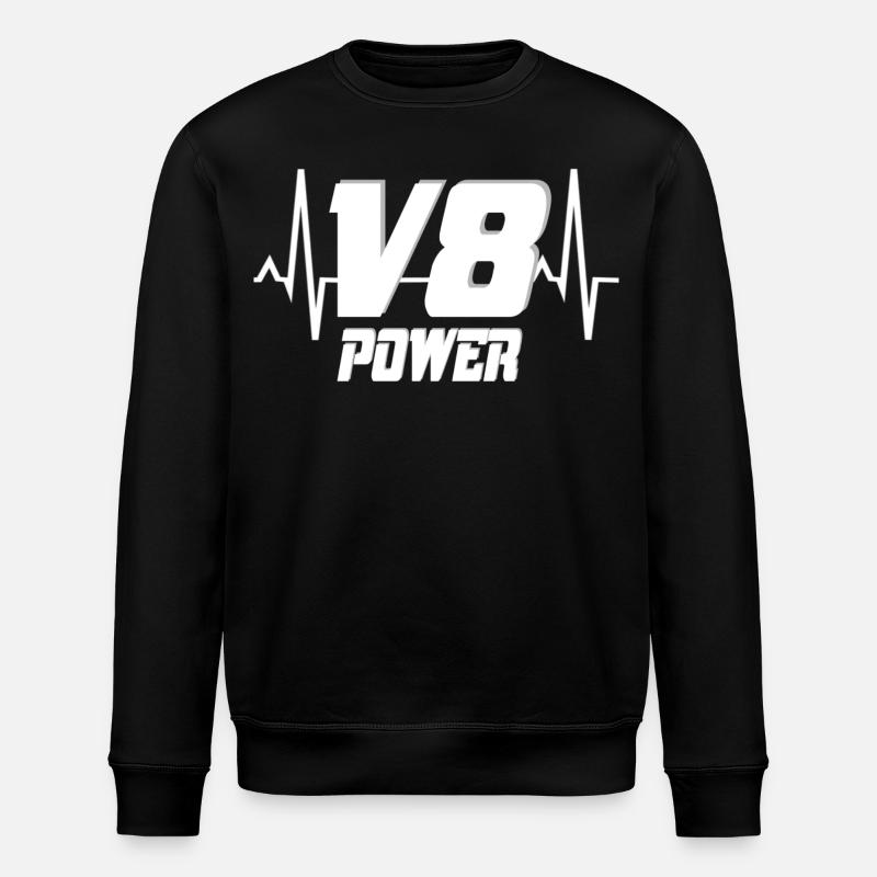 V8 - Sweat bio ROLLER Stanley/Stella Unisexe - noir