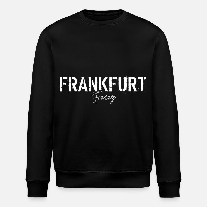 Frankfurt Finanz - Sweat bio ROLLER Stanley/Stella Unisexe - noir
