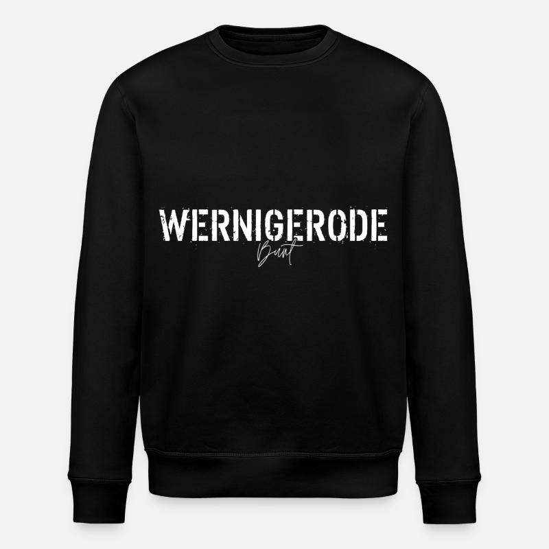 Wernigerode Bunt - Sweat bio ROLLER Stanley/Stella Unisexe - noir