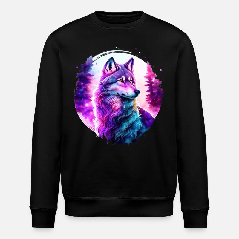 Loup - Sweat bio ROLLER Stanley/Stella Unisexe - noir