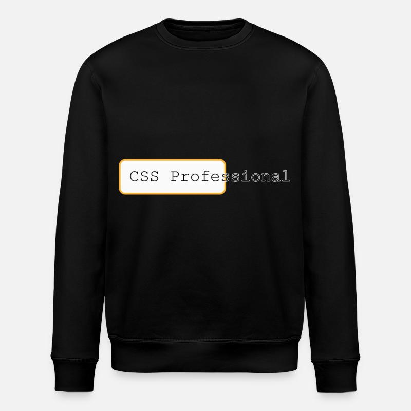 CSS Professional - Master of Web Layouts - Stanley/Stella ROLLER Unisex Organic Sweatshirt - black