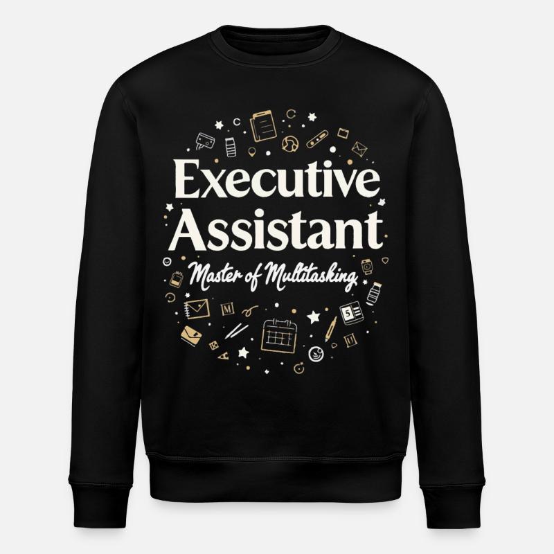 Assistent der Geschäftsführung Multitasking Expert - Stanley/Stella Unisex Bio-Sweatshirt ROLLER - Schwarz