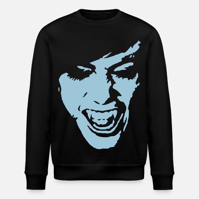 Vampire hug - Stanley/Stella Unisex Bio-Sweatshirt ROLLER - Schwarz