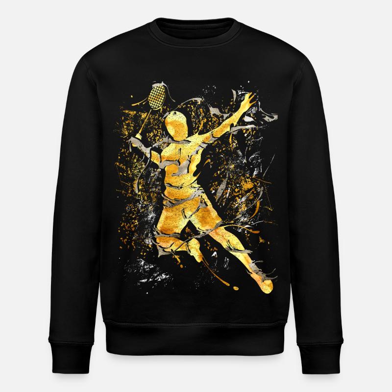 Badminton - Smash - Badminton - Stanley/Stella ROLLER Unisex Organic Sweatshirt - black