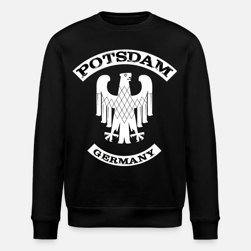 Potsdam - Stanley/Stella Unisex Bio-Sweatshirt ROLLER - Schwarz