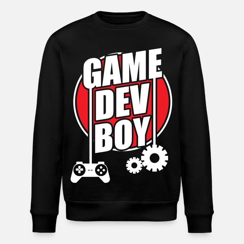 Spielentwickler - Stanley/Stella Unisex Bio-Sweatshirt ROLLER - Schwarz
