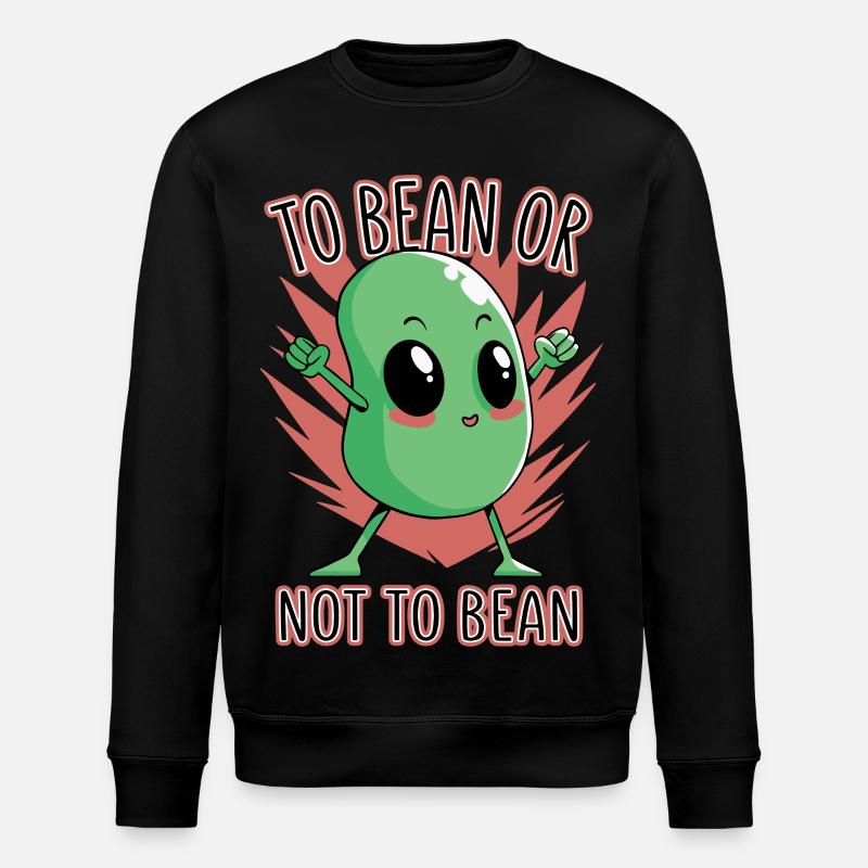 Bohne oder nicht Bohne - Stanley/Stella Unisex Bio-Sweatshirt ROLLER - Schwarz