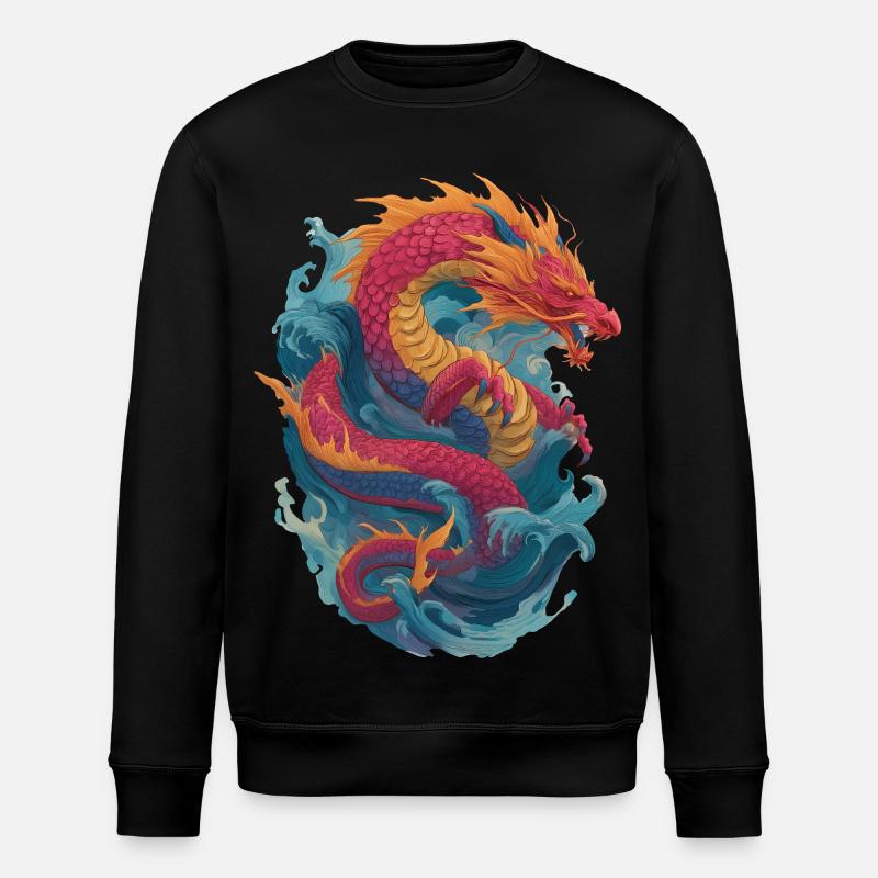 Dragon - Sweat bio ROLLER Stanley/Stella Unisexe - noir