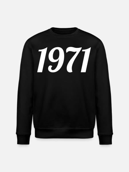 1971 - Sweat bio ROLLER Stanley/Stella Unisexe - noir