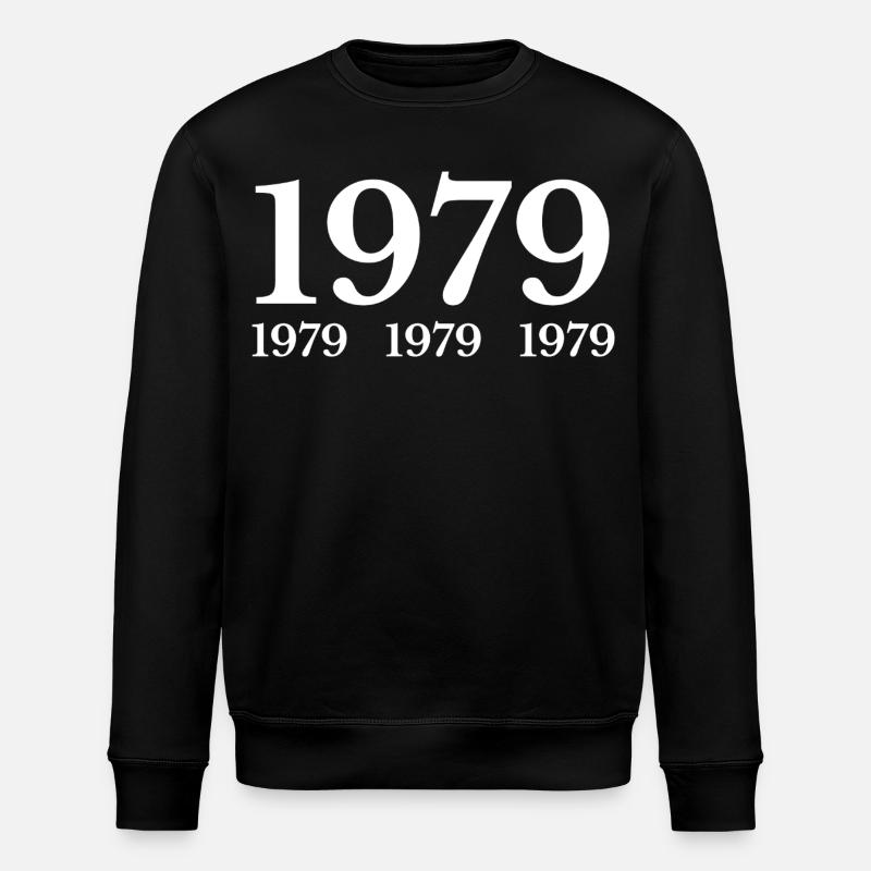 1979 - Sweat bio ROLLER Stanley/Stella Unisexe - noir