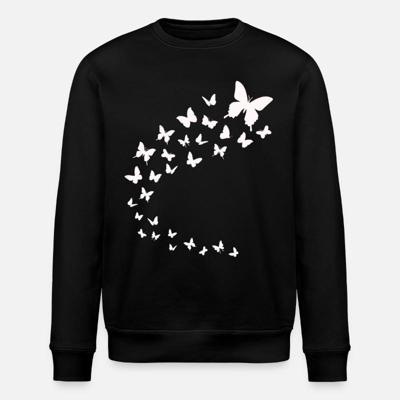 Papillons volants - Sweat bio ROLLER Stanley/Stella Unisexe - noir