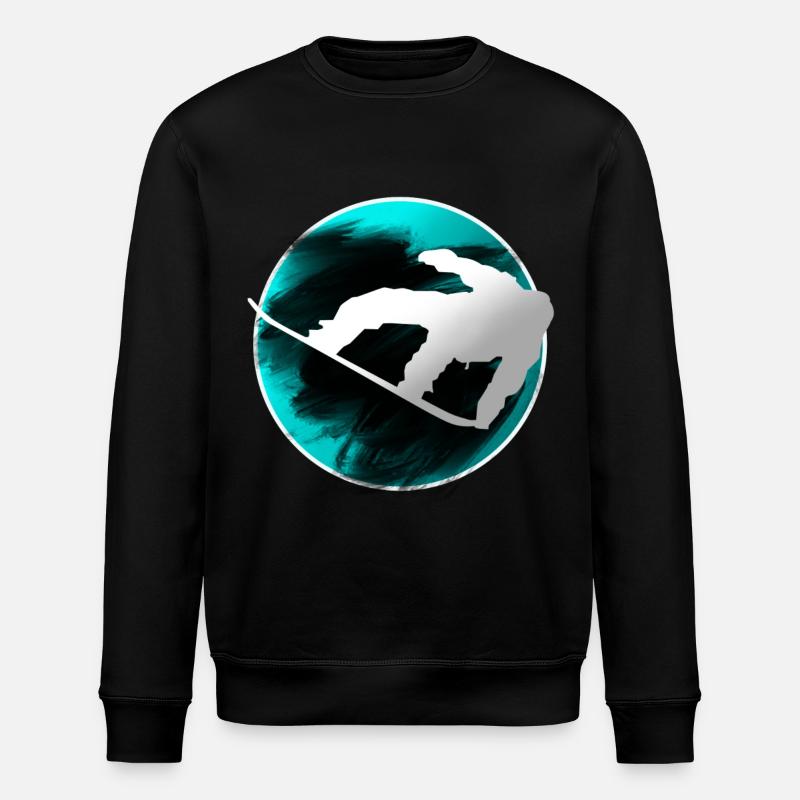 Snowboard - Stanley/Stella Unisex Bio-Sweatshirt ROLLER - Schwarz
