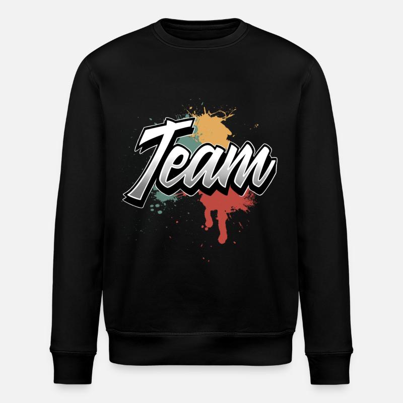 team - Stanley/Stella ROLLER Unisex Organic Sweatshirt - black