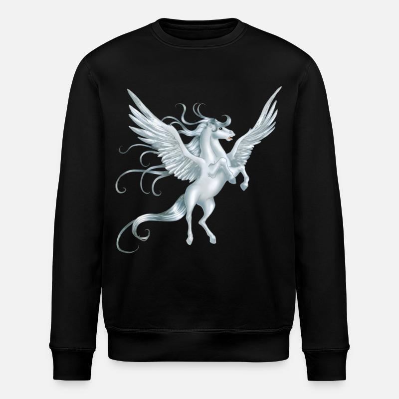 Pegasus aux ailes déployées - Sweat bio ROLLER Stanley/Stella Unisexe - noir