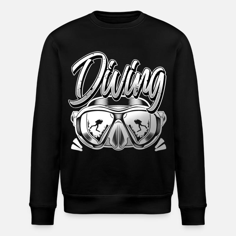 Plongée sous-marine - Sweat bio ROLLER Stanley/Stella Unisexe - noir