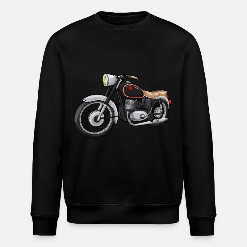 Moto avec un siège - Sweat bio ROLLER Stanley/Stella Unisexe - noir