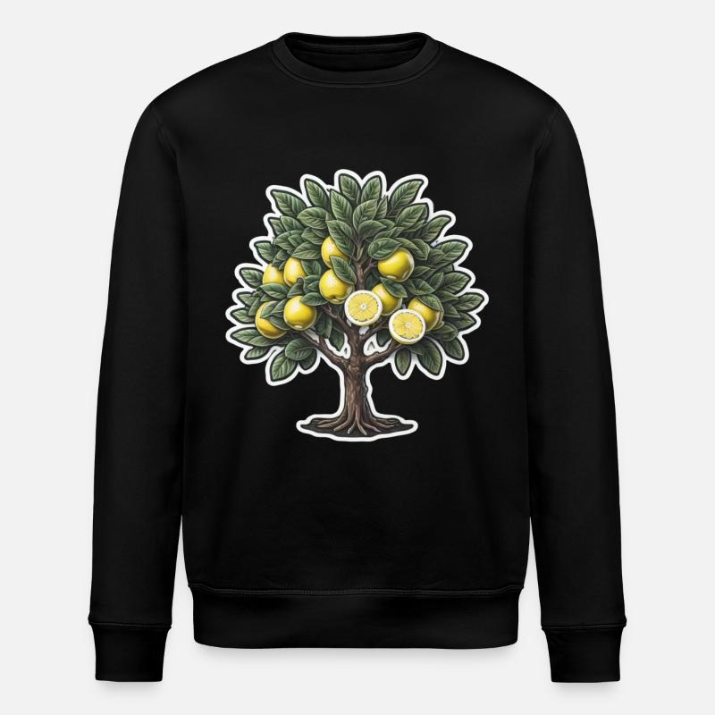 Lemon tree - Stanley/Stella ROLLER Unisex Organic Sweatshirt - black
