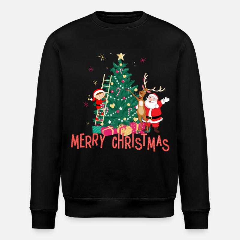 Christmas tree - Stanley/Stella Unisex Bio-Sweatshirt ROLLER - Schwarz