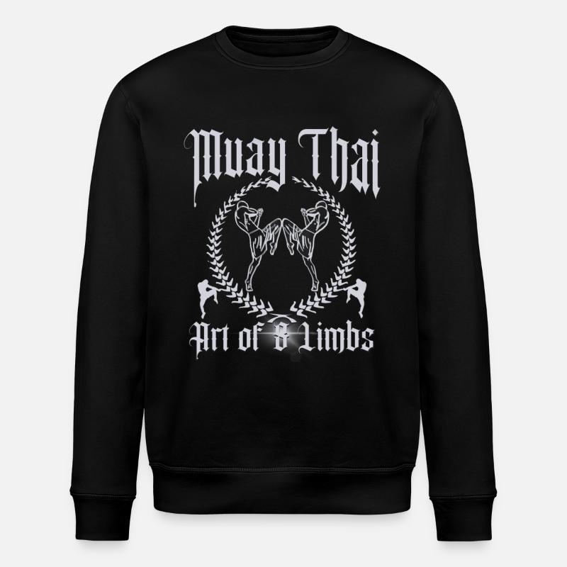 Muay Thai Kickboxing - Stanley/Stella ROLLER Unisex Organic Sweatshirt - black