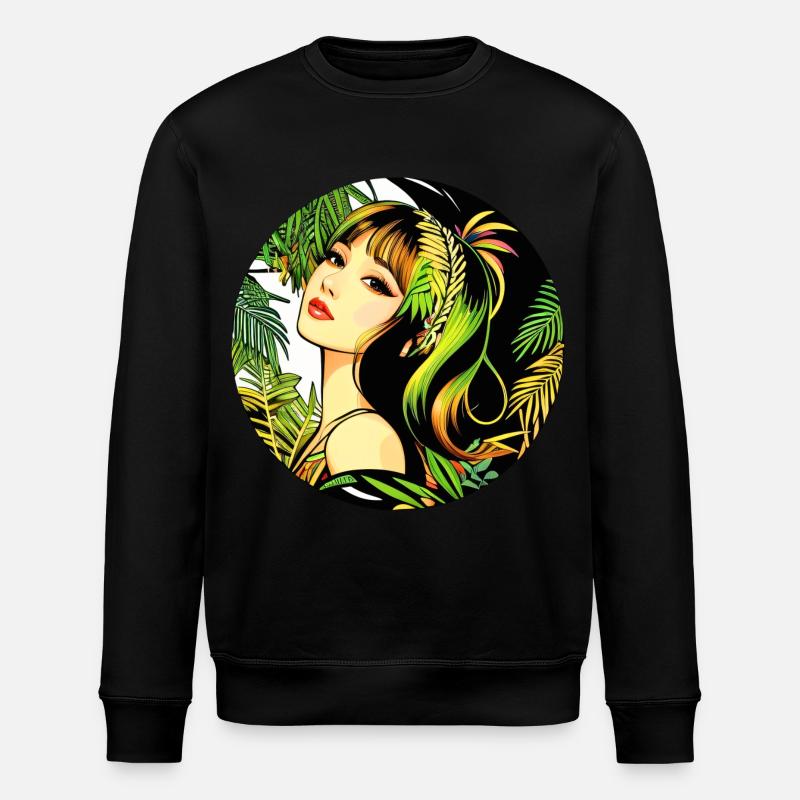 Femme Moderne Tropicale - Sweat bio ROLLER Stanley/Stella Unisexe - noir