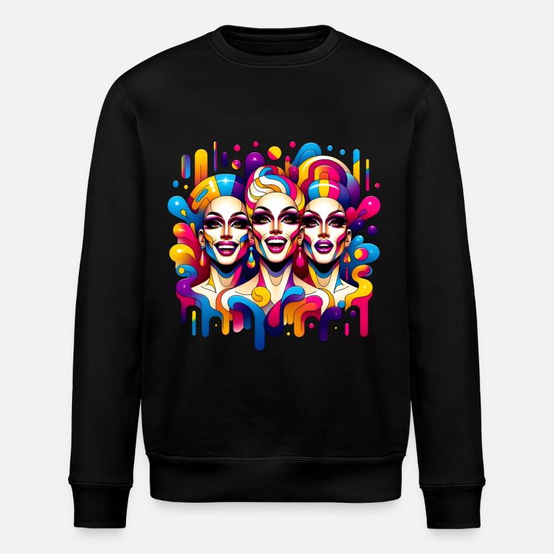 Queens' Jubel - Queens' Cheer - Stanley/Stella Unisex Bio-Sweatshirt ROLLER - Schwarz