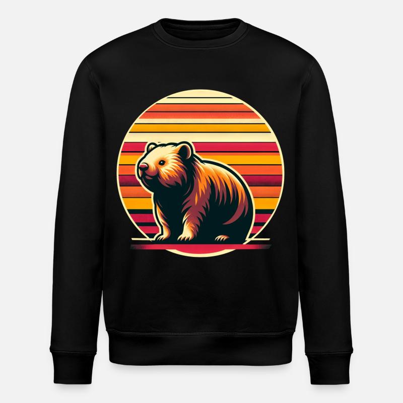 Wombat - Sweat bio ROLLER Stanley/Stella Unisexe - noir