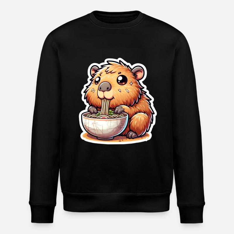 Capybara Ramen Kawaii Anime - Sweat bio ROLLER Stanley/Stella Unisexe - noir