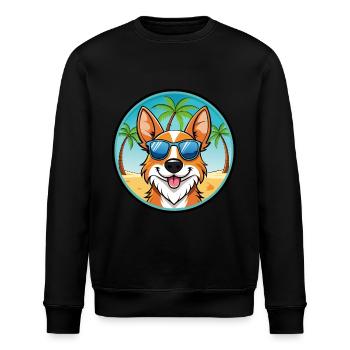 Brittany Dog Breed Cartoon Lunettes de soleil Beach - Sweat bio ROLLER Stanley/Stella Unisexe - noir - Devant - Nik (191cm)