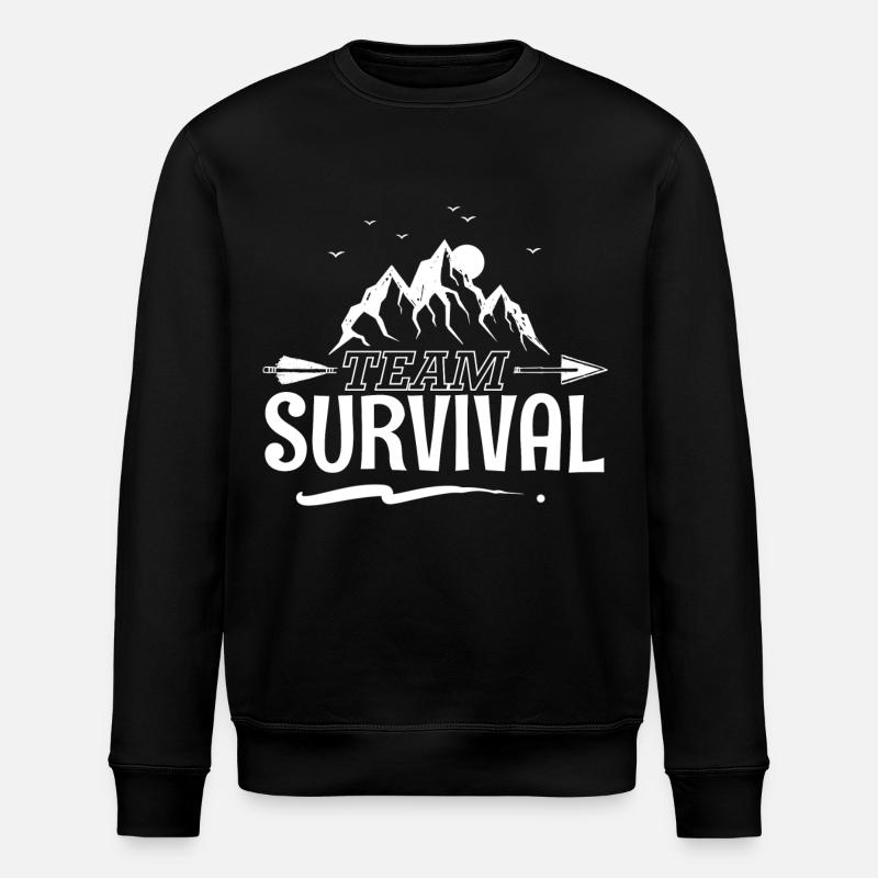 Survie en équipe - Sweat bio ROLLER Stanley/Stella Unisexe - noir