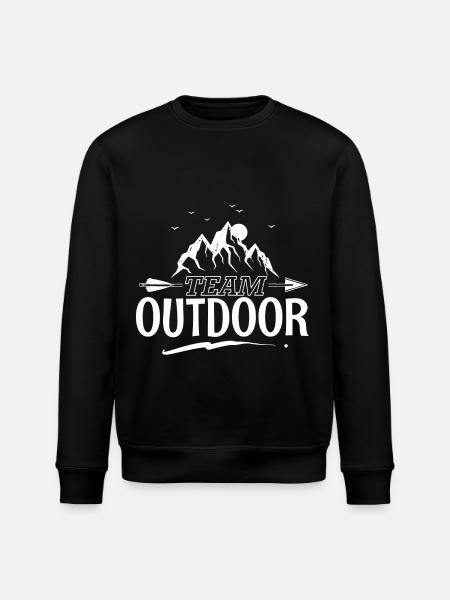 Team Outdoor - Stanley/Stella ROLLER Unisex Organic Sweatshirt - black