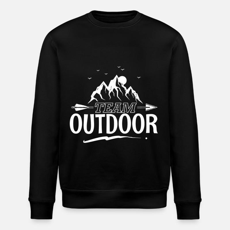 Équipe Plein air - Sweat bio ROLLER Stanley/Stella Unisexe - noir