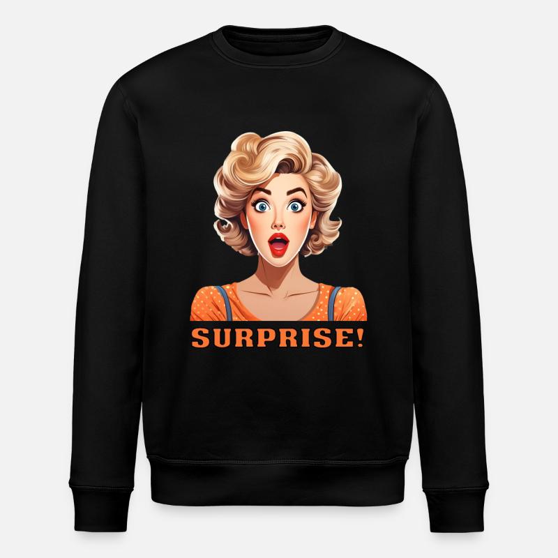 Surprendre! - Sweat bio ROLLER Stanley/Stella Unisexe - noir