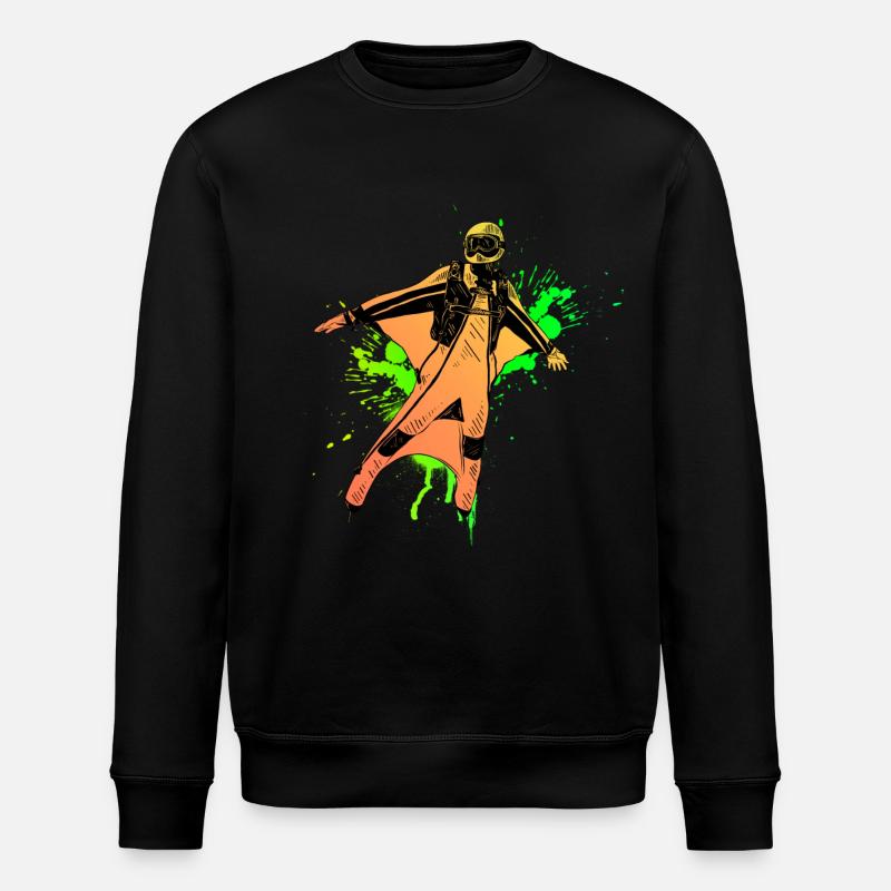Wingsuit - Stanley/Stella Unisex Bio-Sweatshirt ROLLER - Schwarz