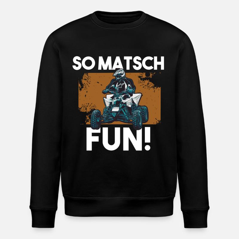 Quad - Stanley/Stella Unisex Bio-Sweatshirt ROLLER - Schwarz