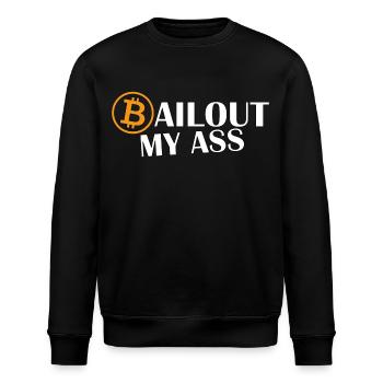 Bailout - Stanley/Stella Unisex Bio-Sweatshirt ROLLER - Schwarz - Vorne - Nik (191cm)