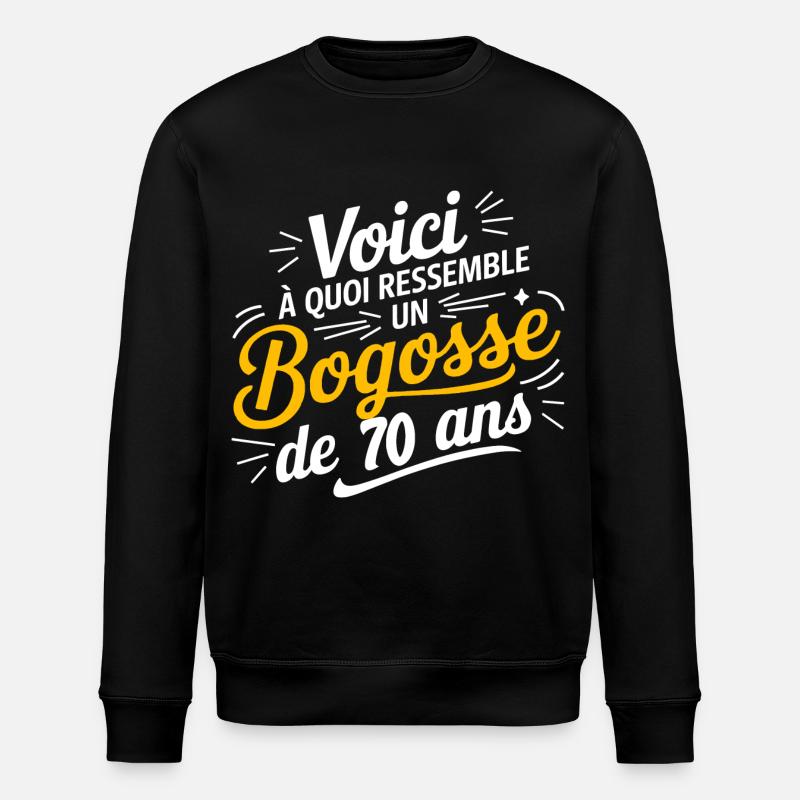 70 MUG - Stanley/Stella ROLLER Unisex Organic Sweatshirt - black