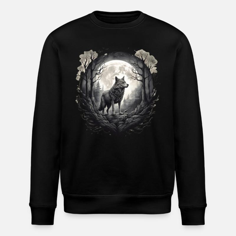 lobo - Sweat bio ROLLER Stanley/Stella Unisexe - noir