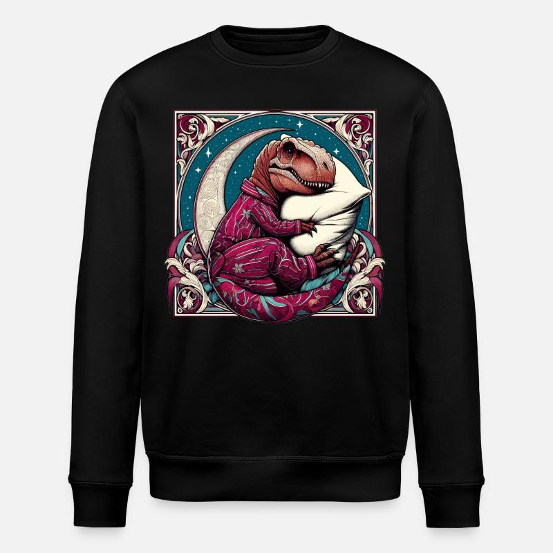 T-Rex Sleeping Hobby Cadeau - Sweat bio ROLLER Stanley/Stella Unisexe - noir