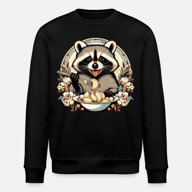 Vareniki raton laveur Cadeau mignon - Sweat bio ROLLER Stanley/Stella Unisexe - noir
