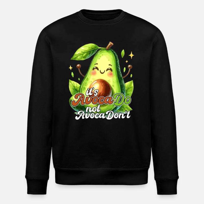 Happy Avocado son design AvocaDo - Sweat bio ROLLER Stanley/Stella Unisexe - noir