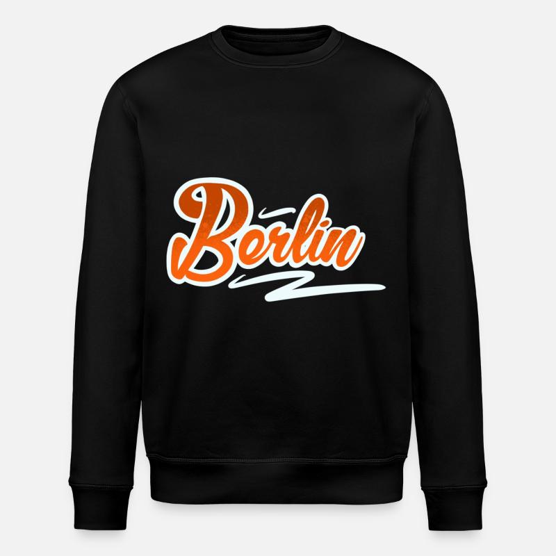 Berlin - Stanley/Stella Unisex Bio-Sweatshirt ROLLER - Schwarz