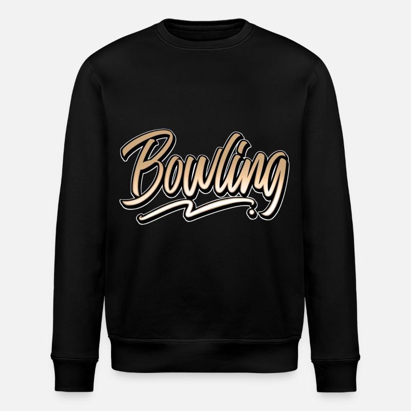 Bowling - Sweat bio ROLLER Stanley/Stella Unisexe - noir