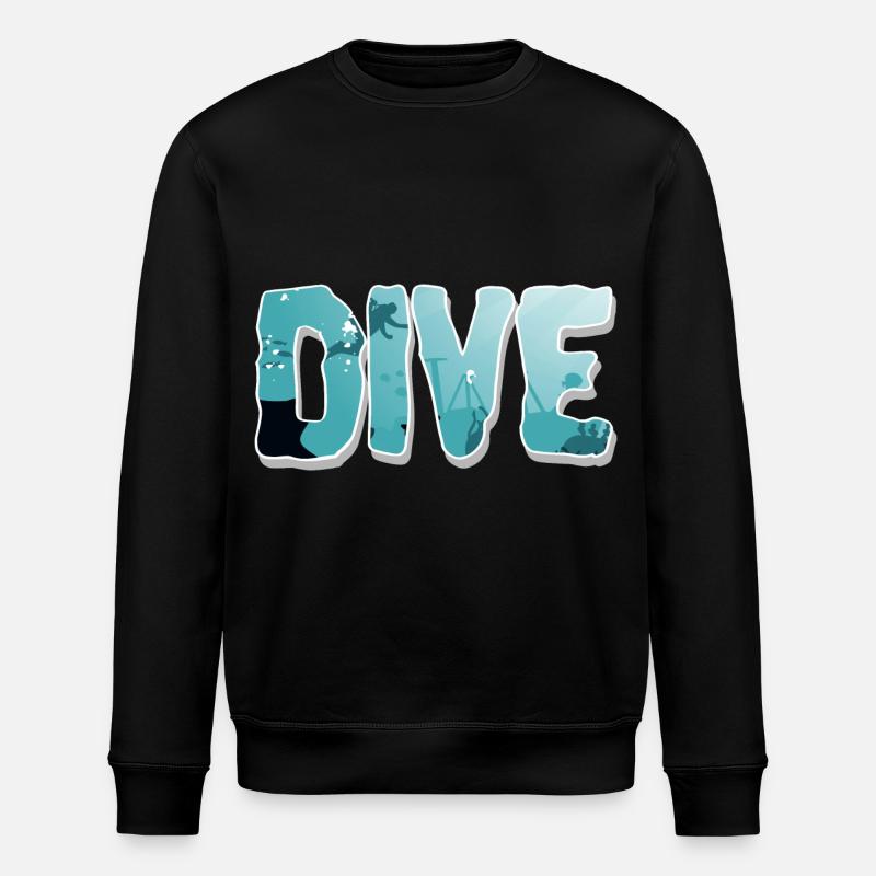 Plongée sous-marine - Sweat bio ROLLER Stanley/Stella Unisexe - noir