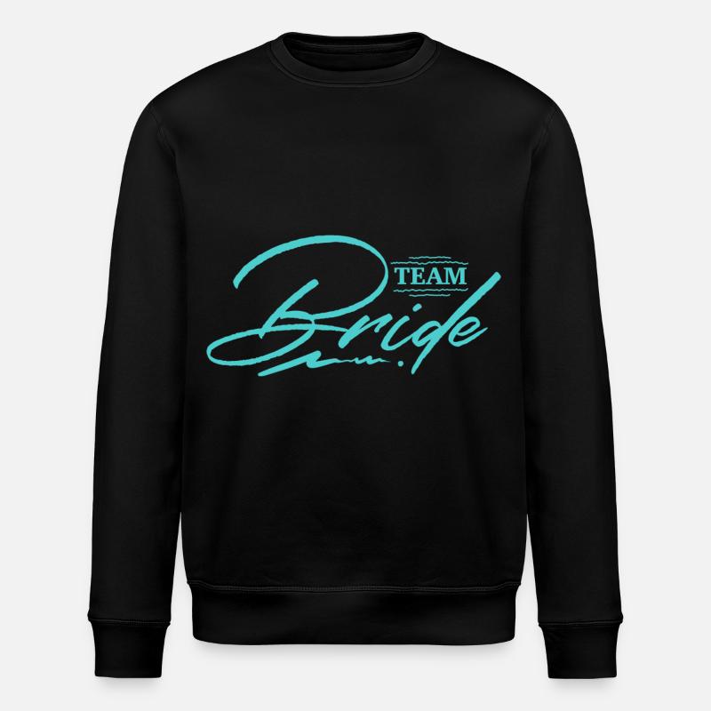 Team Braut - Stanley/Stella Unisex Bio-Sweatshirt ROLLER - Schwarz