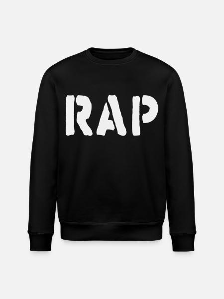 Beats and Rhymes: Rap Music - Stanley/Stella ROLLER Unisex Organic Sweatshirt - black