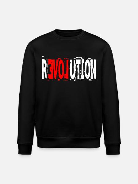 Révolution Amour - Sweat bio ROLLER Stanley/Stella Unisexe - noir