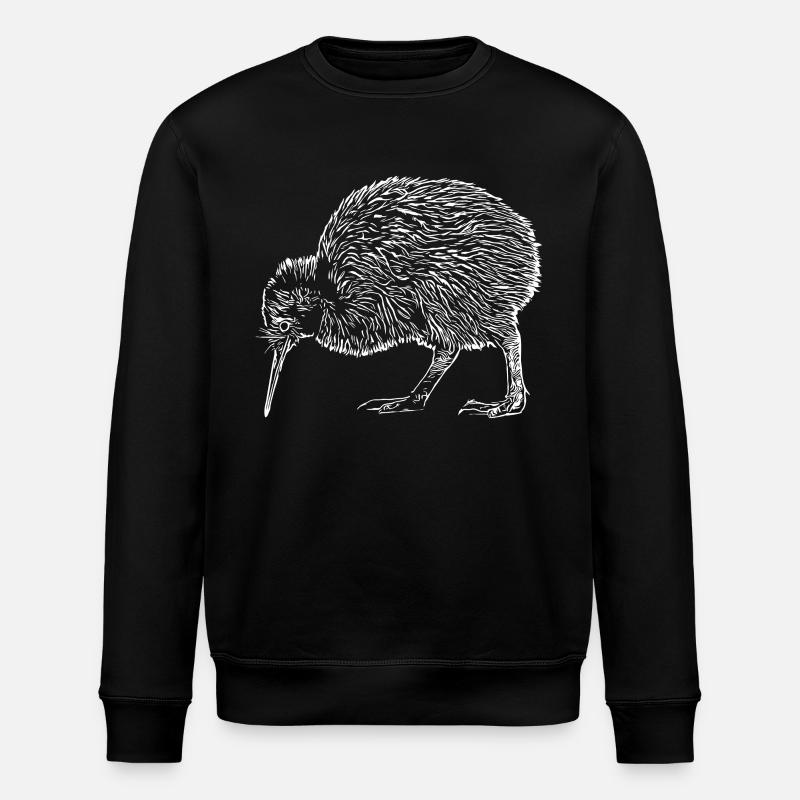 a kiwi bird - Stanley/Stella ROLLER Unisex Organic Sweatshirt - black