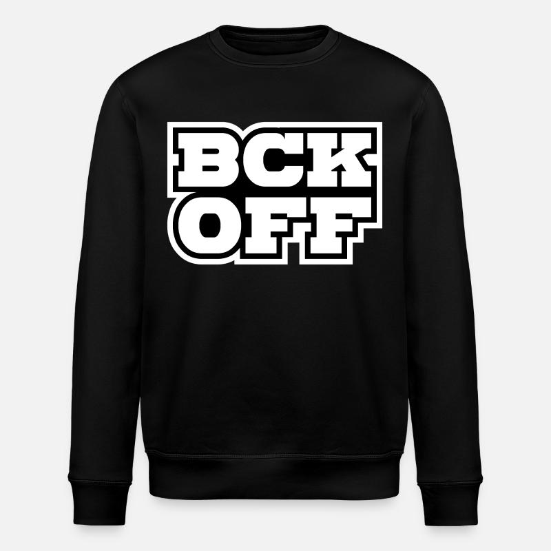 Go away! - Stanley/Stella ROLLER Unisex Organic Sweatshirt - black