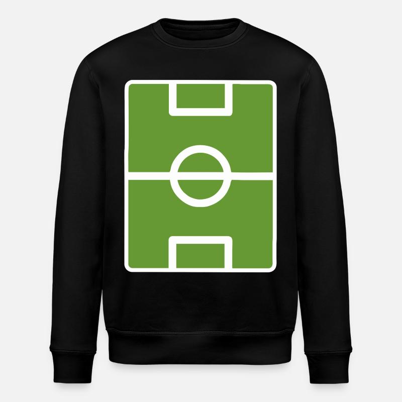 Fußball Feld - Stanley/Stella Unisex Bio-Sweatshirt ROLLER - Schwarz