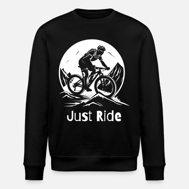 VTT facile - Sweat bio ROLLER Stanley/Stella Unisexe - noir